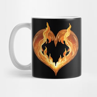 Heart flame Mug